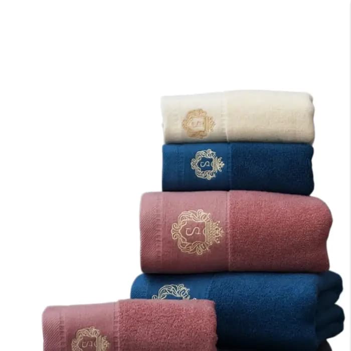 Serviettes de bain en coton pour la salle de bain – Deux tailles