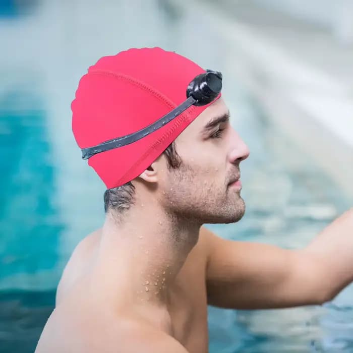 Bonnet de bain extra large confortable, flexible, pour adultes, garde les cheveux propres, bonnet de bain pour femmes et hommes