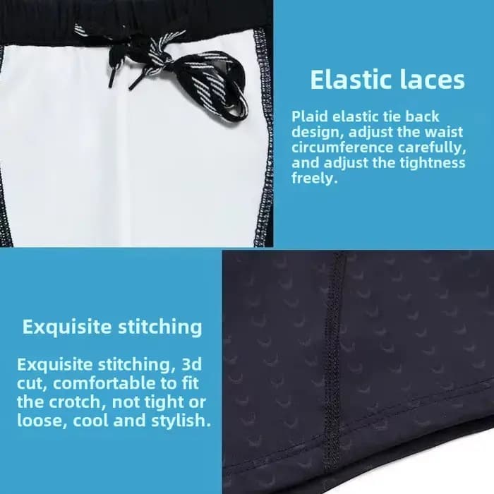 Pantalon de natation imperméable en peau de requin pour hommes