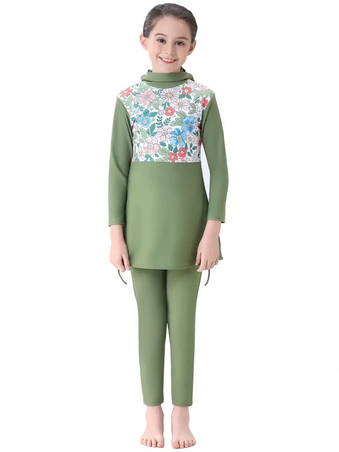 Maillot de bain islamique Hijab pour filles