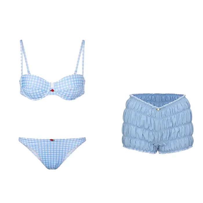 Ensemble de 3 pièces de maillot de bain sexy pour femme