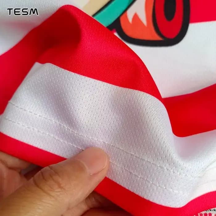 Maillot de football rétro TESM pour homme, style Guadalajara, violet et blanc, manches raglan, respirant, vintage, pour supporter et entraînement sportif