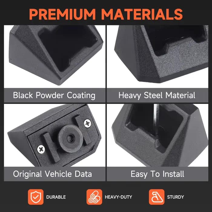 Attelles de fixation pour coffre en L, accessoires pour Tesla Cybertruck 2025 2024 2023, ouvre-bouteille en alliage d'aluminium, crochets de piste