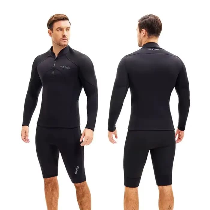 Short de bain en néoprène pour hommes – Maillot de plongée chaud et super extensible
