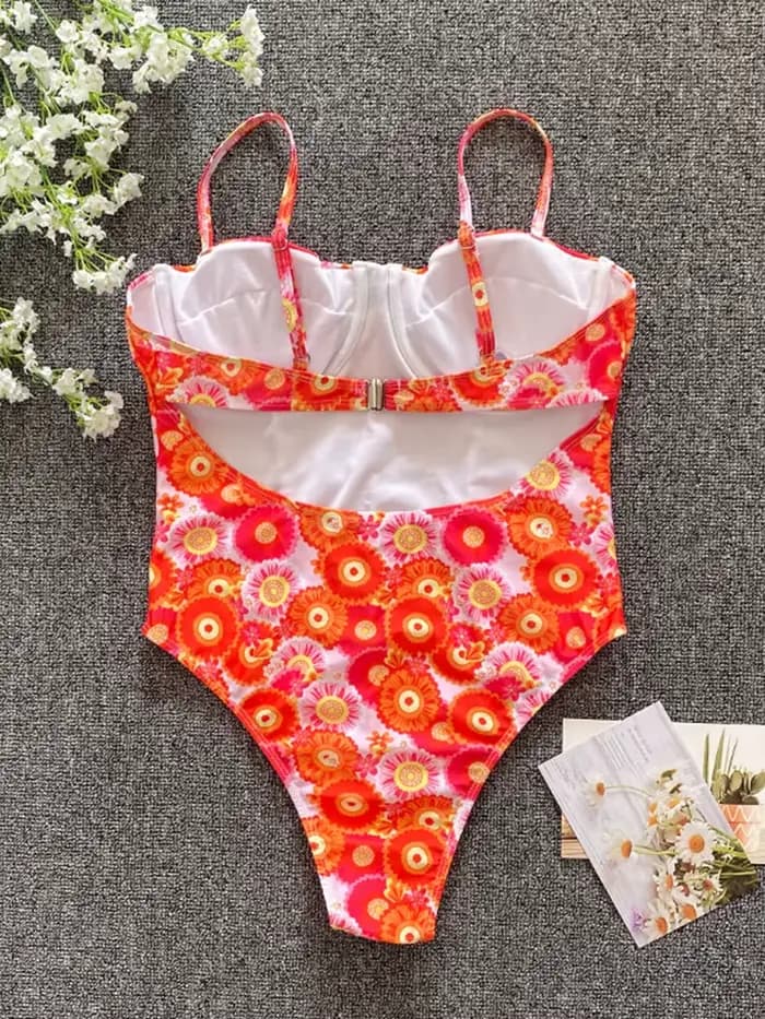 2025 Sexy une pièce maillot de bain femmes Push Up maillots