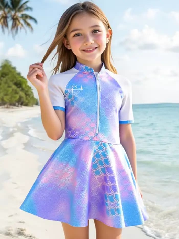 Maillot de bain deux pièces pour filles