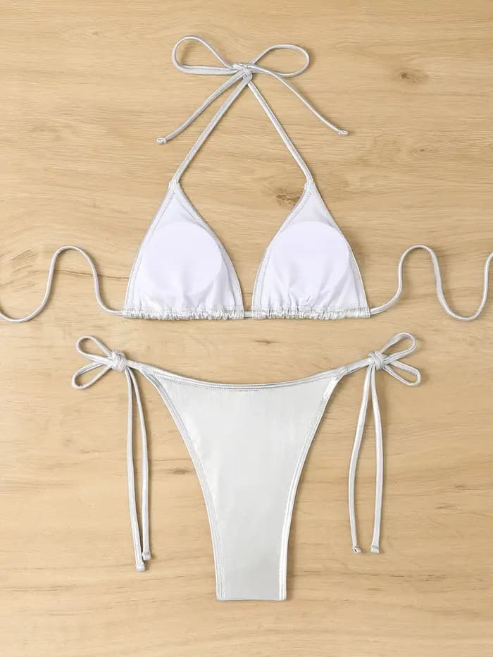 Bikini Triangle Sexy Halter 2026 pour Femme