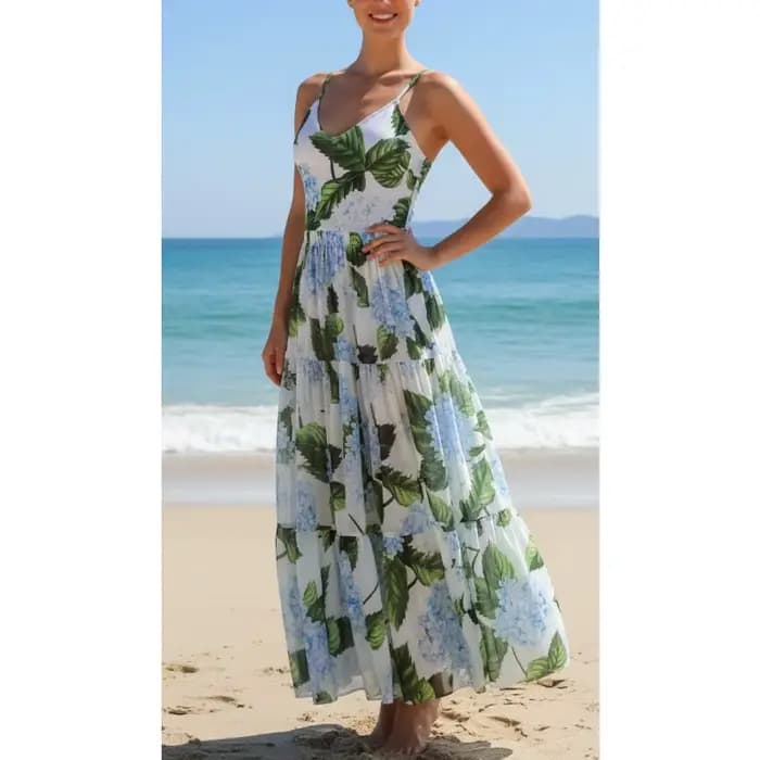 Maillot de bain une pièce Push Up avec jupe de plage
