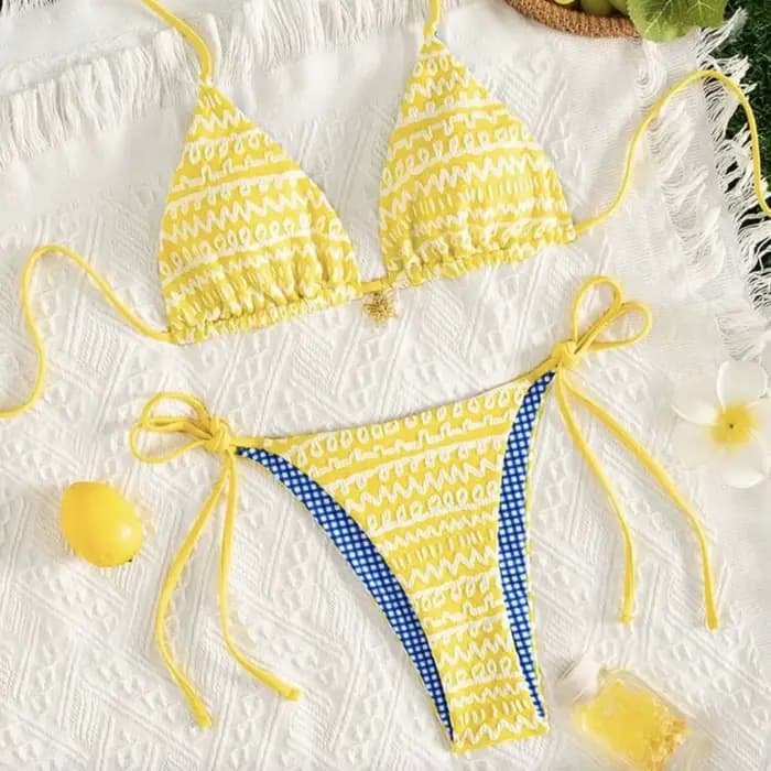 Ensemble bikini réversible