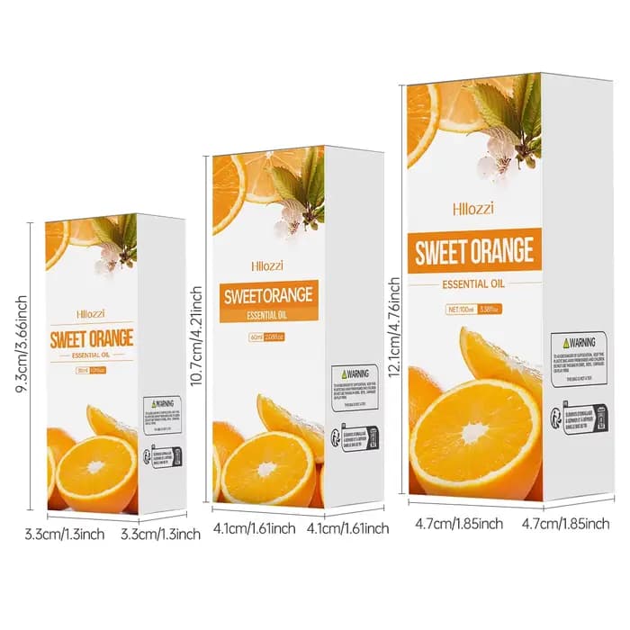 L'huile essentielle d'orange douce est utilisée pour fabriquer d'aromathérapie, de parfum durable monté sur voiture, d'humidificateur, essenti multifonctionnel