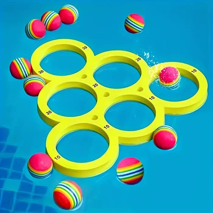Ensemble de jeu de lancer de piscine