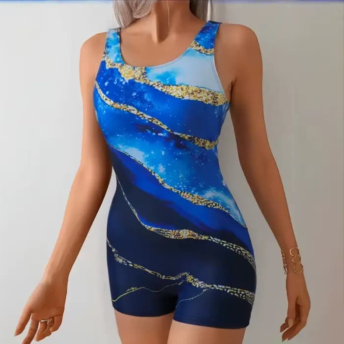 Maillot de bain de course compétitif pour femmes, édition personnalisée, imprimé, une pièce, maillot de bain conservateur, Monokini sportif