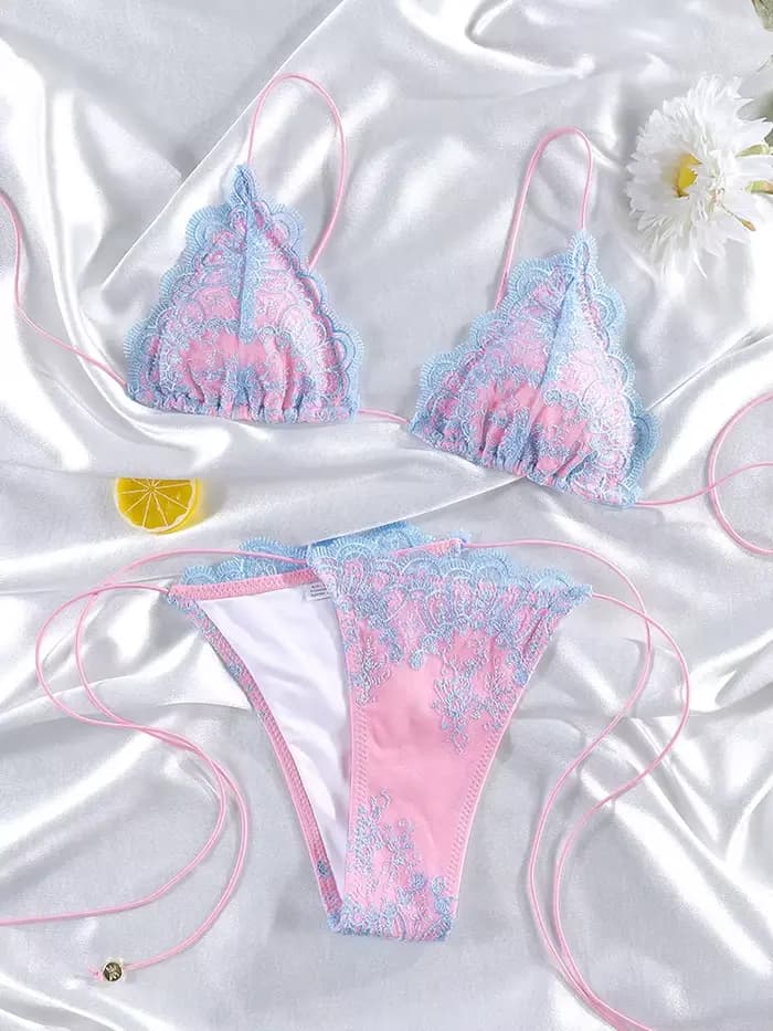 Bikinis femmes maillots de bain Triangle maillots de bain maillot de bain bandeau femme Biquini solide Sexy Bikini ensemble été