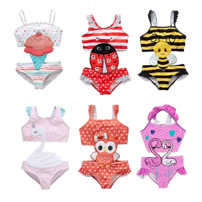Maillot de bain une pièce pour filles, 12-7T, vêtements de natation en fibre, maillots de bain sirène pour enfants, maillots de bain d'été