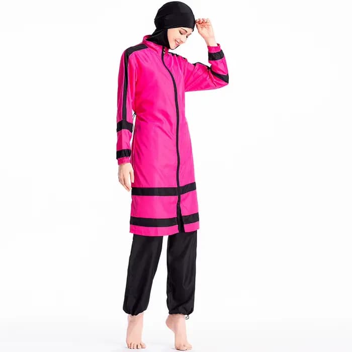 Maillot de bain arabe du Moyen-Orient, ensemble de protection solaire, conservateur, musulman, asiatique, document de nuit, nouveau stock, 2024