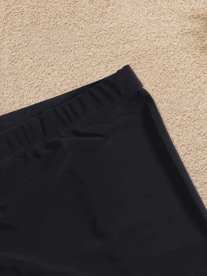 Lot de 2 maillots de bain imprimés pour hommes, tissu à séchage rapide, confortable, coupe ajustée, avec cordon de serrage réglable pour la plage