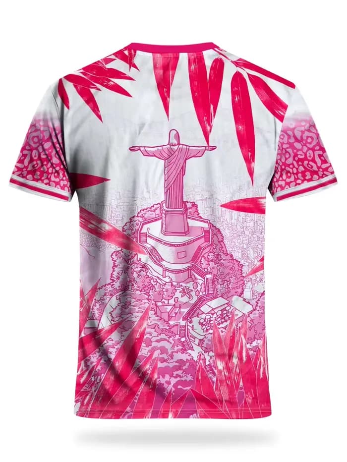 Rio de Janeiro, Brésil. Maillots de football avec des designs de supporters. Maillots imprimés en 3D pour hommes et femmes. Vêtements de sport respirants pour l'été