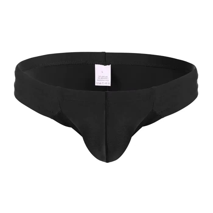 Maillot de bain homme sexy taille basse avec poche de maintien