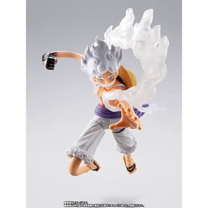 Original Bandai S.H.Figuarts Shf une pièce singe D Luffy Gear 5 île future Egghead Anime figurines de Collection modèle jouet