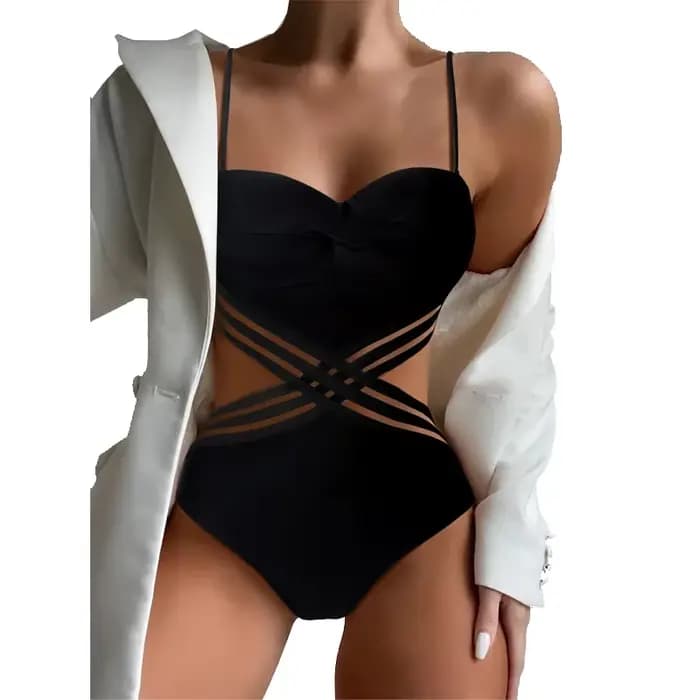 Maillot de bain une pièce noir