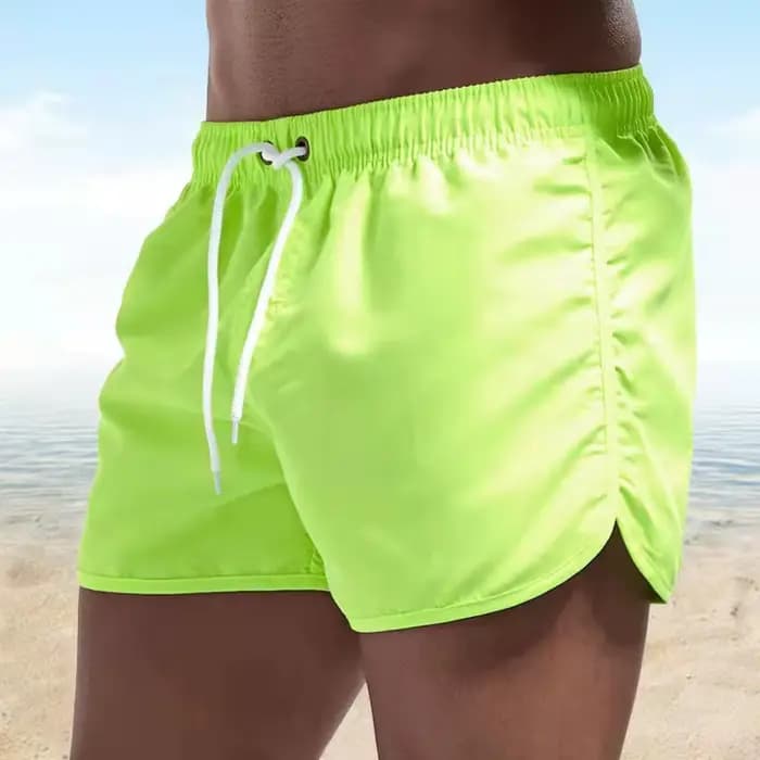 Short de bain pour hommes, maillot de bain coloré d'été, maillot de bain, short de plage Sexy, planche de Surf, vêtements de course pour hommes
