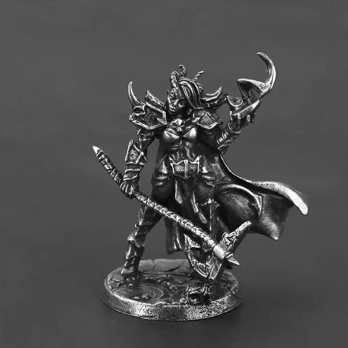 Métal enfer abyss démon guerrier homme modèle fait à la main fini voiture transporteur jeu de table pièce d'échecs bijoux garçon ornements jouet cadeau