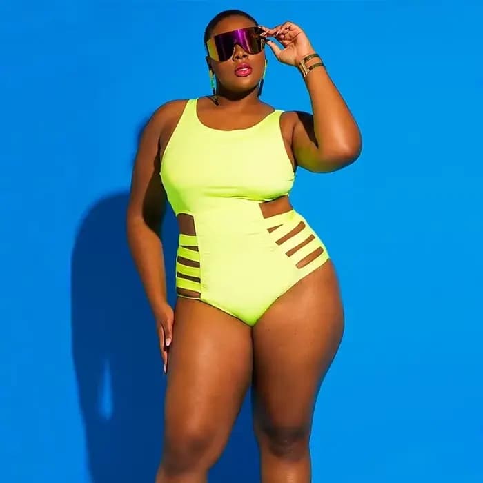 Maillots de bain pour femmes grande taille Sexy une pièce Bikini grand maillot