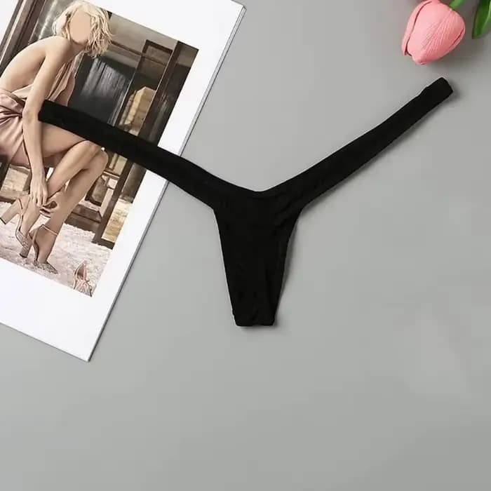 String pour femme taille basse, mini, sexy, micro bikini, culotte féminine