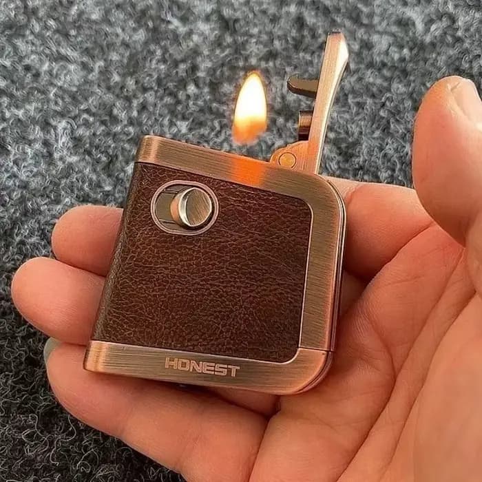 Briquet HONEST pour homme, coupe-vent, personnalité créative, briquet Vintage haut de gamme, comme cadeau pour petit ami