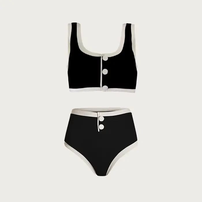 Maillot de bain deux pièces pour femmes