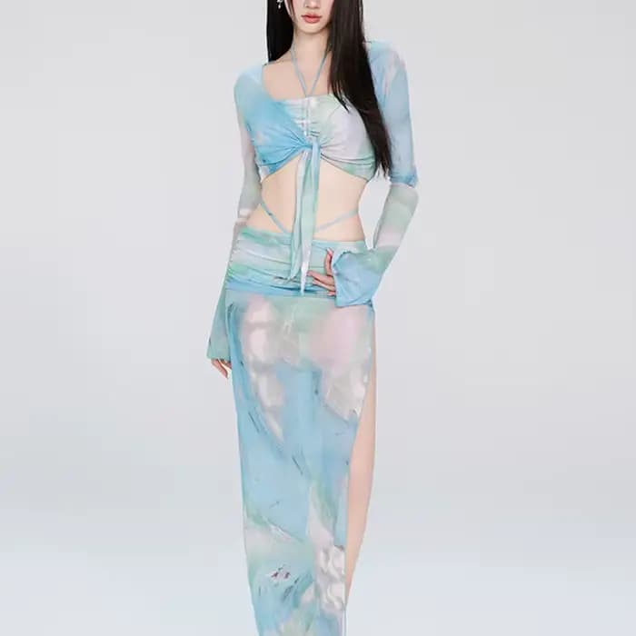 Maillot de bain fendu pour femmes