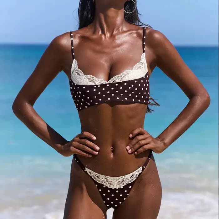 Bikini à pois 2026 sexy pour femme