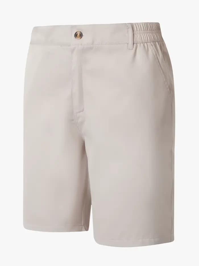 Shorts de golf pour hommes, shorts à séchage rapide, extensibles, légers, décontractés, avec 4 poches, shorts de randonnée à devant plat