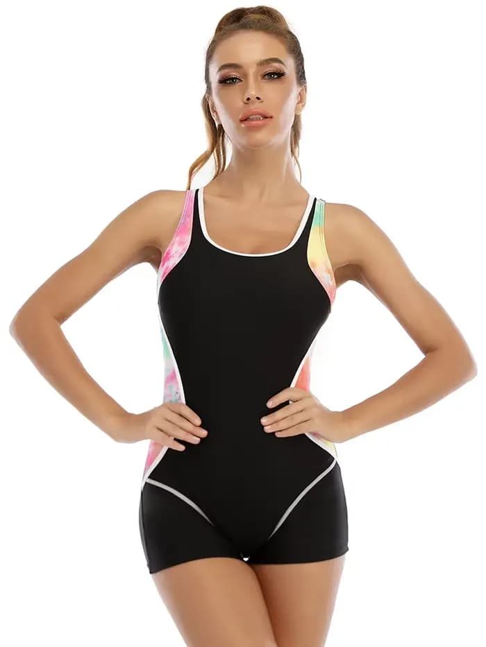 Maillot de bain une pièce en Patchwork
