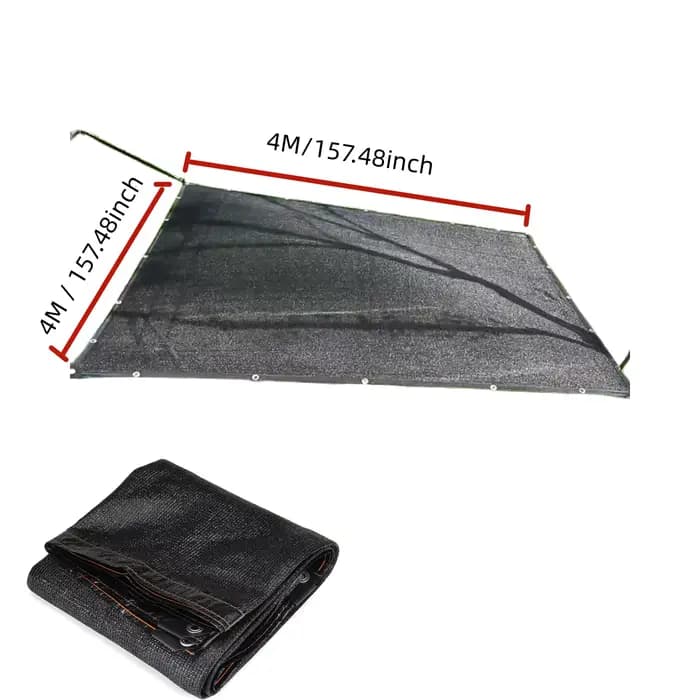 Filet pare-soleil de camping 4x4m, protection solaire contre les UV, voile de terrasse de jardin extérieur, pare-soleil de piscine