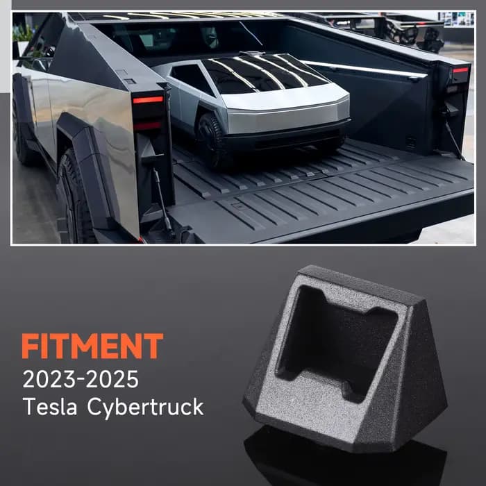 Attelles de fixation pour coffre en L, accessoires pour Tesla Cybertruck 2025 2024 2023, ouvre-bouteille en alliage d'aluminium, crochets de piste