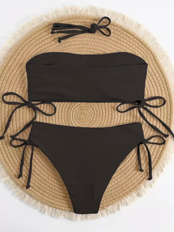 Maillot de bain deux pièces imprimé Hello Kitty