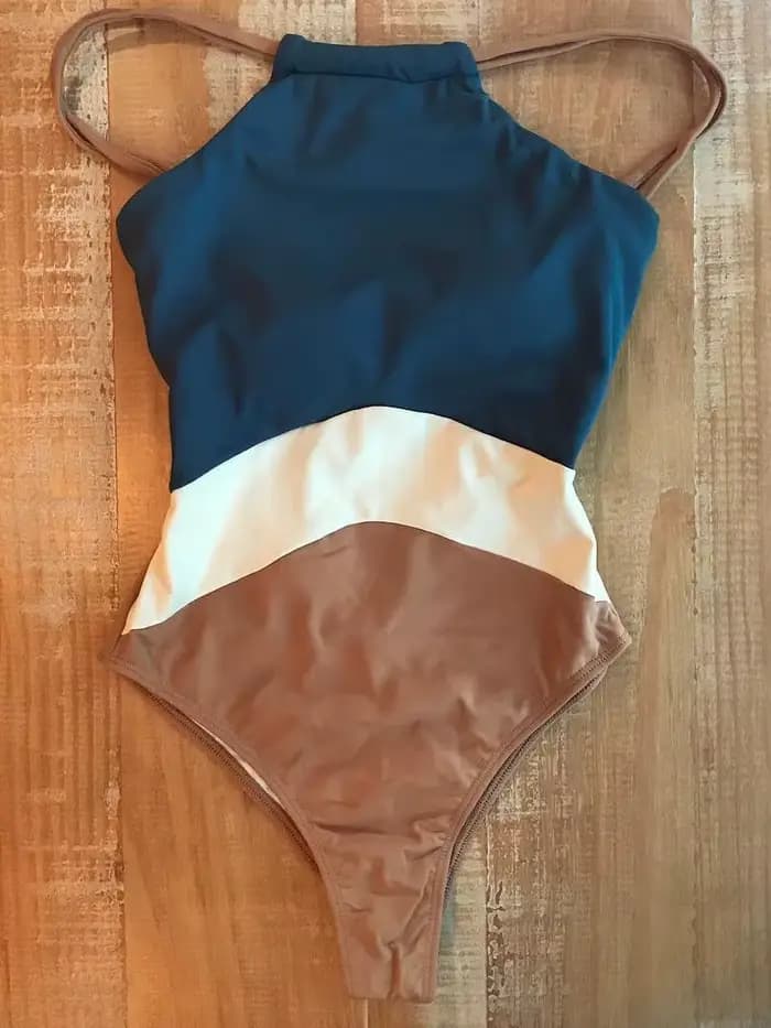 Maillot de bain une pièce en Patchwork