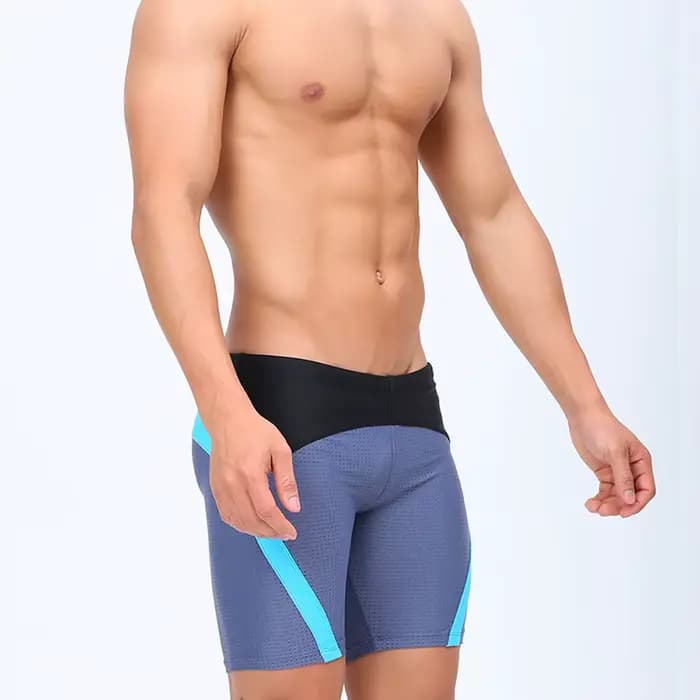 Boxer court de bain pour hommes, Sexy, en maille, pour gymnastique, course à pied, Sport, pantalons de plage, maillot de bain, Sexy, pour hommes, surf