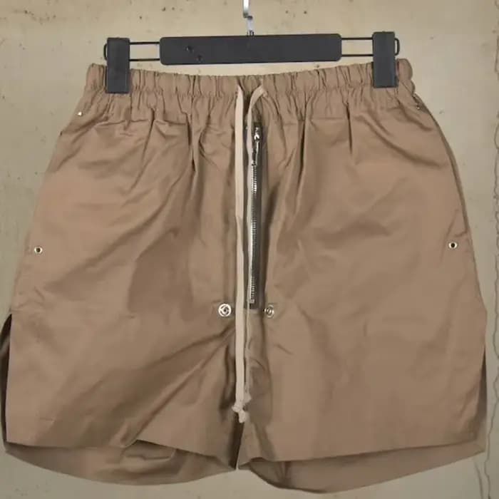 HKSH Nouvelle Collection Été – Short Chic Zippé Tendance Streetwear pour Homme, avec Rubans Décontractés et Fentes Polyvalentes pour Adolescents – HK5752