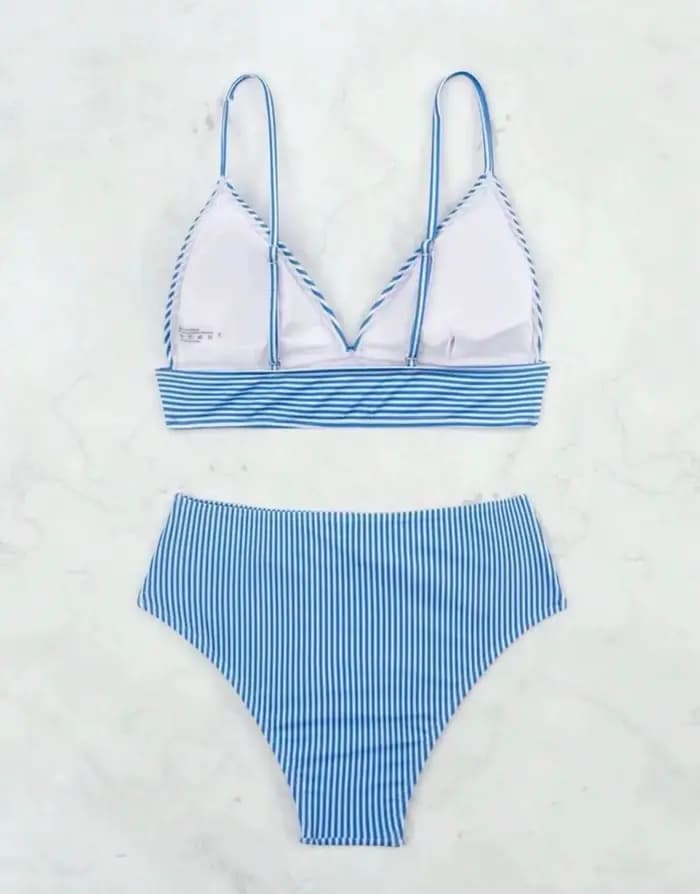 Bikinis triangle 2026, maillot de bain à bretelles taille haute, maillot de bain sexy à rayures pour femmes, vêtements de bain féminins, maillots de bain, vêtements de bain