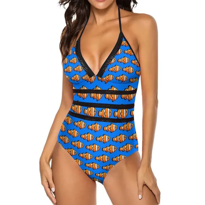Maillot de bain imprimé poisson de mer