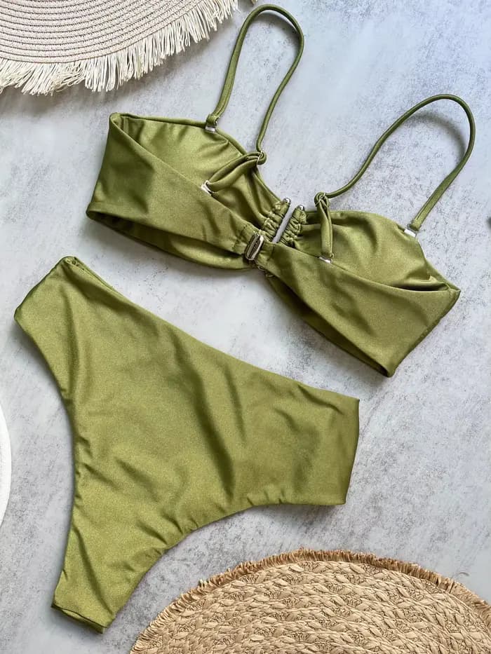 Bandeau Bikini Push Up femmes maillots de bain 2025 Sexy maillot