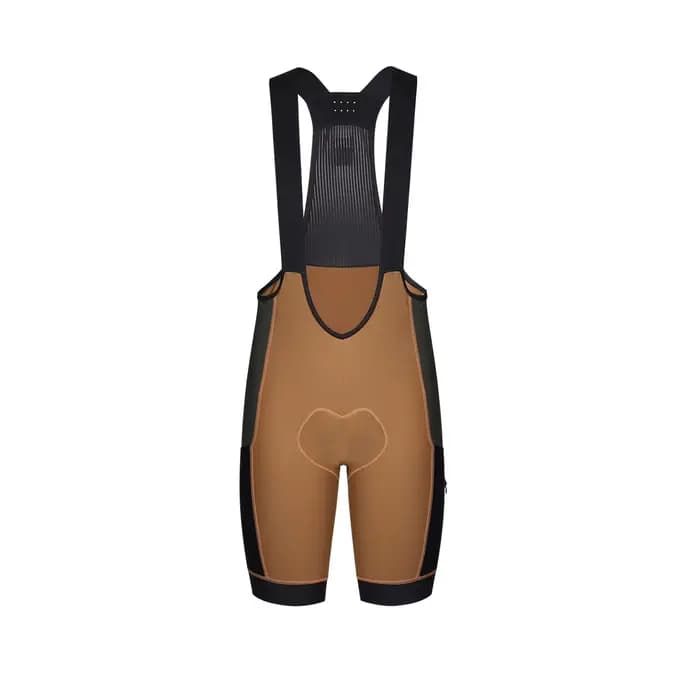 SPEXCEL 22 nouveaux shorts à bretelles Cargo pour longue voyage balade vtt short de cyclisme avec italie haute densité Pad vert marron