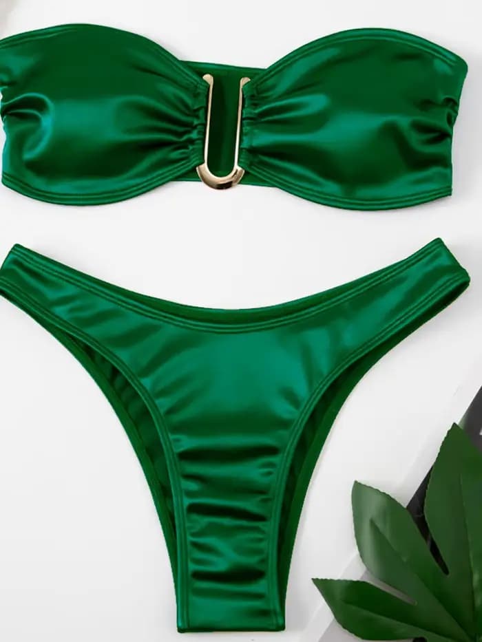 Maillot de bain bandeau bikini femme 2026