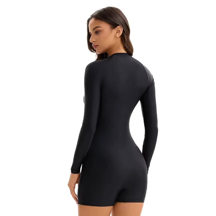 Maillot de bain une pièce à manches longues pour femme