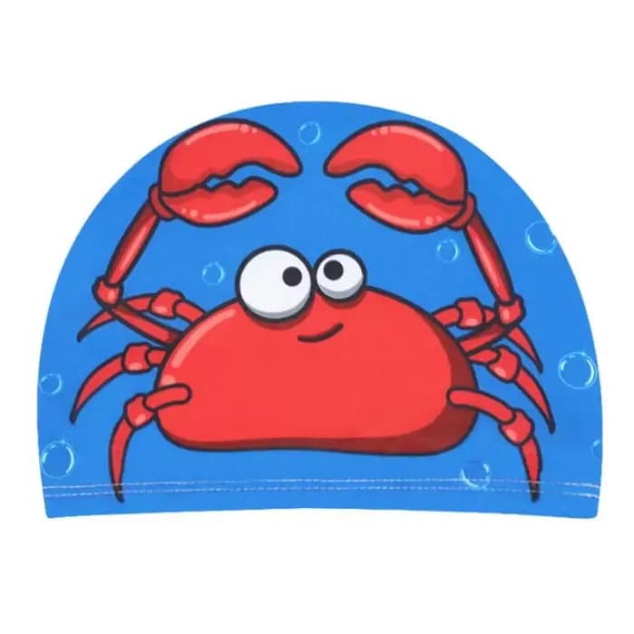 Bonnet de bain en tissu élastique pour enfants, joli bonnet de bain de dessin animé, protection des oreilles, garçons et filles