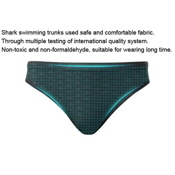 Garçon professionnel peau de requin maillot de bain compétition Boxer slips hommes Sport troncs Shorts maillots