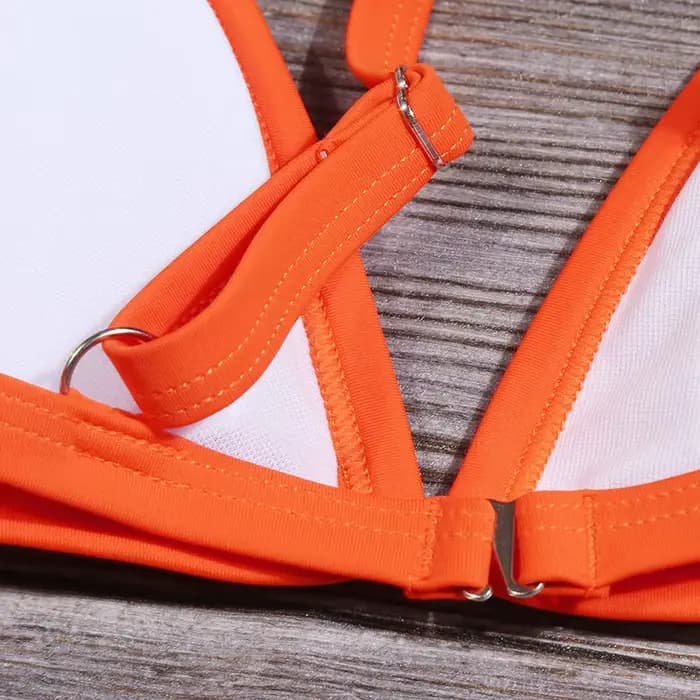 Maillot de bain blanc uni pour femmes, bikini sexy, push up, ensemble deux pièces, style brésilien, vêtements de plage d'été, 2021