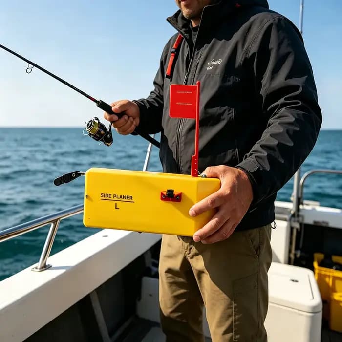 MNFT 1 pièce Planer de pêche latéral gauche/droit en plastique ABS pour la pêche à la traîne en haute mer